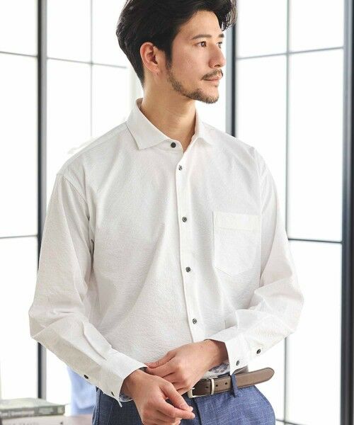 MEN'S BIGI / メンズビギ シャツ・ブラウス | ワッシャーワイドカラーシャツ | 詳細3