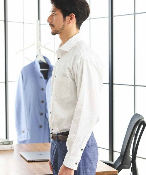 MEN'S BIGI / メンズビギ シャツ・ブラウス | ワッシャーワイドカラーシャツ | 詳細4