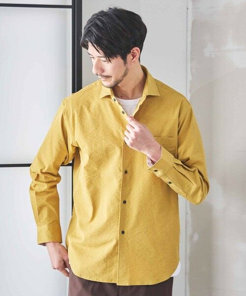 MEN'S BIGI / メンズビギ シャツ・ブラウス | ワッシャーワイドカラーシャツ | 詳細8