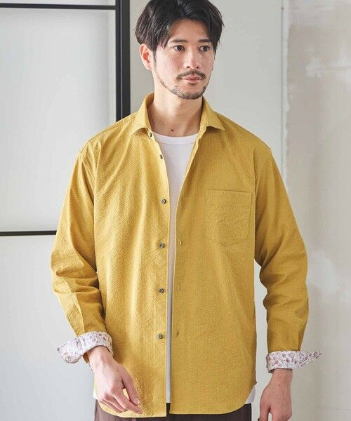 MEN'S BIGI / メンズビギ シャツ・ブラウス | ワッシャーワイドカラーシャツ | 詳細9