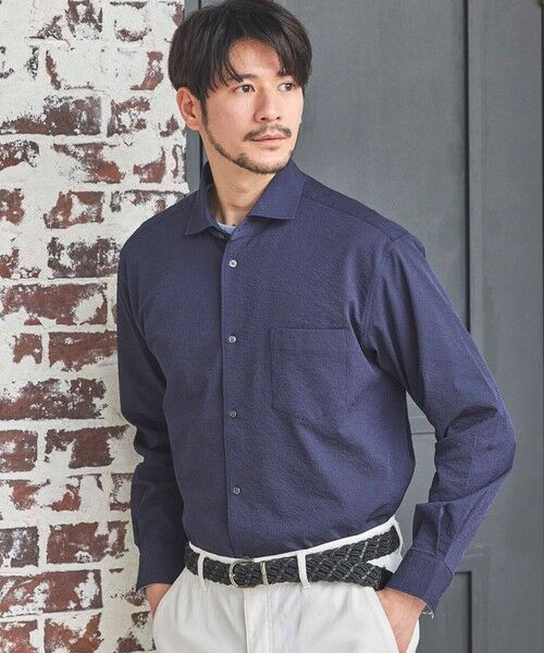 MEN'S BIGI / メンズビギ シャツ・ブラウス | ワッシャーワイドカラーシャツ | 詳細15