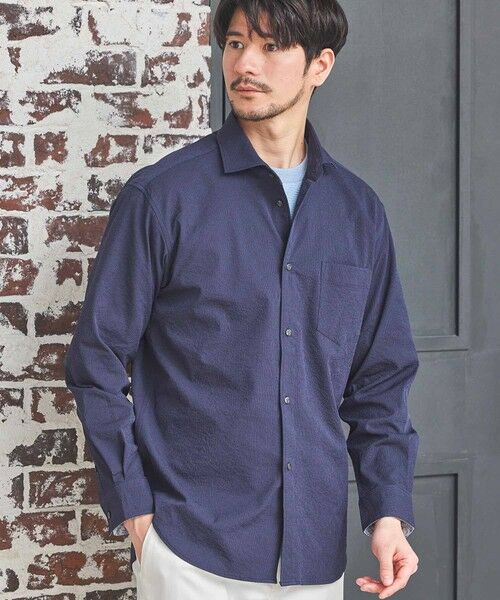 MEN'S BIGI / メンズビギ シャツ・ブラウス | ワッシャーワイドカラーシャツ | 詳細12