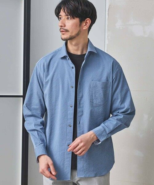 MEN'S BIGI / メンズビギ シャツ・ブラウス | ワッシャーワイドカラーシャツ | 詳細16