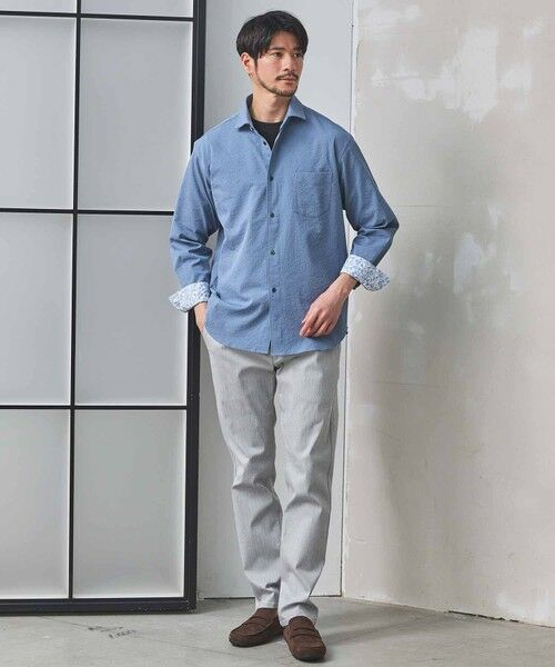MEN'S BIGI / メンズビギ シャツ・ブラウス | ワッシャーワイドカラーシャツ | 詳細18