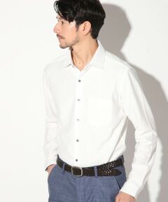 MEN'S BIGI / メンズビギ シャツ・ブラウス | サッカージャガードワイドカラーシャツ