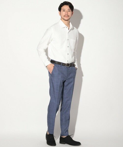 MEN'S BIGI / メンズビギ シャツ・ブラウス | サッカージャガードワイドカラーシャツ | 詳細2