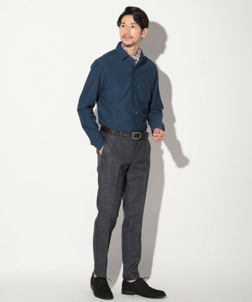 MEN'S BIGI / メンズビギ シャツ・ブラウス | サッカージャガードワイドカラーシャツ | 詳細6