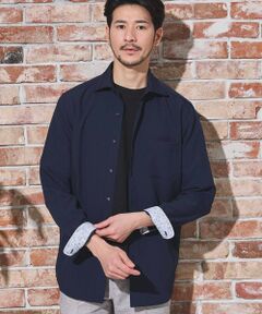 MEN'S BIGI / メンズビギ シャツ・ブラウス | ストレッチカチオンワイドカラーシャツ