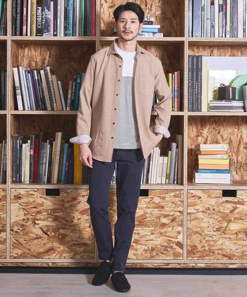 MEN'S BIGI / メンズビギ シャツ・ブラウス | ストレッチカチオンワイドカラーシャツ | 詳細8