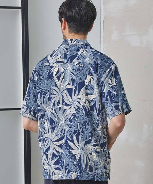 MEN'S BIGI / メンズビギ シャツ・ブラウス | ボタニカル柄プリントオープンカラーシャツ | 詳細10