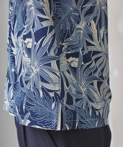 MEN'S BIGI / メンズビギ シャツ・ブラウス | ボタニカル柄プリントオープンカラーシャツ | 詳細12