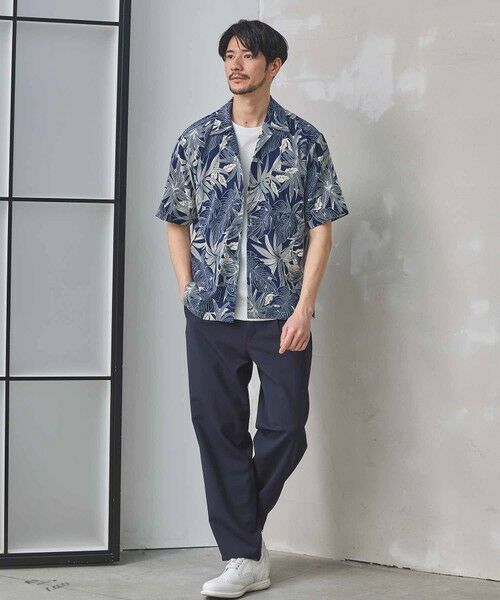 MEN'S BIGI / メンズビギ シャツ・ブラウス | ボタニカル柄プリントオープンカラーシャツ | 詳細13