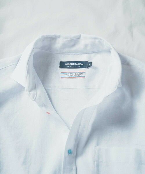MEN'S BIGI / メンズビギ シャツ・ブラウス | COOLMAX フレンチリネン 7分袖シャツ | 詳細2