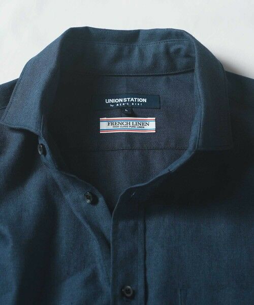 MEN'S BIGI / メンズビギ シャツ・ブラウス | COOLMAX フレンチリネン 7分袖シャツ | 詳細19