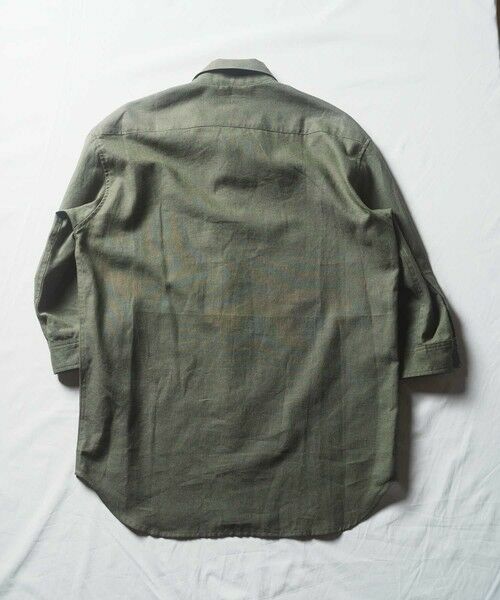 MEN'S BIGI / メンズビギ シャツ・ブラウス | COOLMAX フレンチリネン 7分袖シャツ | 詳細23