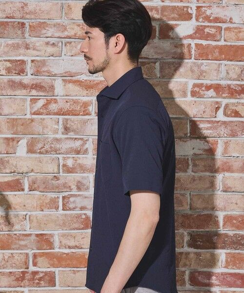 MEN'S BIGI / メンズビギ シャツ・ブラウス | ワッシャーワイドカラー半袖シャツ | 詳細10