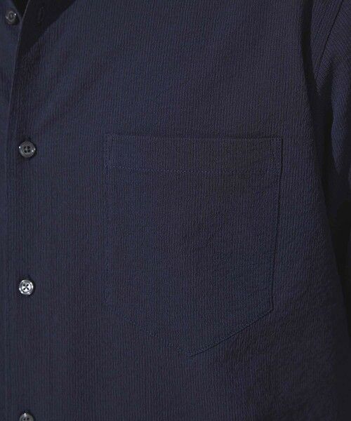 MEN'S BIGI / メンズビギ シャツ・ブラウス | ワッシャーワイドカラー半袖シャツ | 詳細11