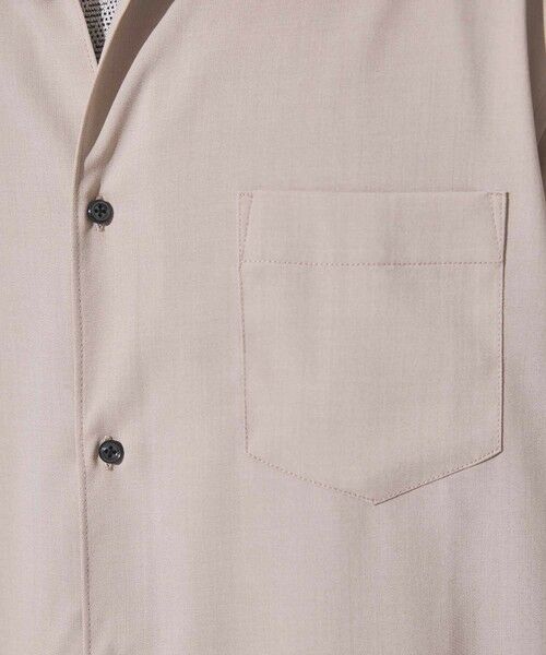 MEN'S BIGI / メンズビギ シャツ・ブラウス | ストレッチカチオン七分袖シャツ | 詳細5