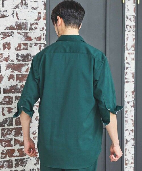 MEN'S BIGI / メンズビギ シャツ・ブラウス | ストレッチカチオン七分袖シャツ | 詳細22