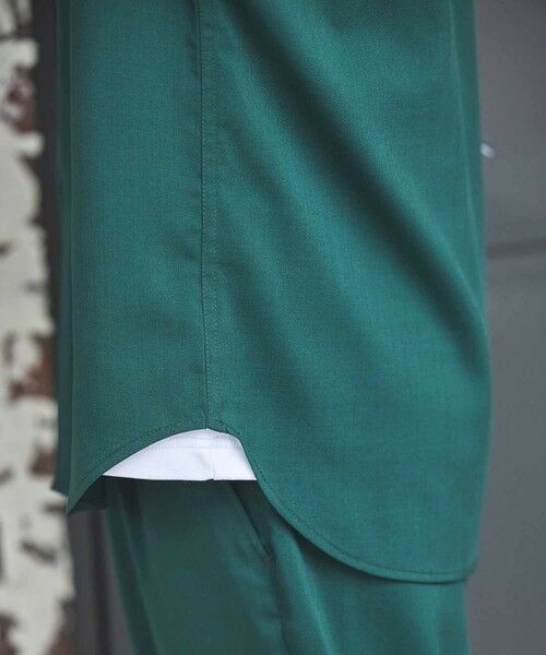 MEN'S BIGI / メンズビギ シャツ・ブラウス | ストレッチカチオン七分袖シャツ | 詳細26