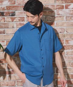 MEN'S BIGI / メンズビギ シャツ・ブラウス | ストレッチカチオン半袖シャツ