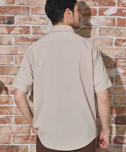 MEN'S BIGI / メンズビギ シャツ・ブラウス | ストレッチカチオン半袖シャツ | 詳細5