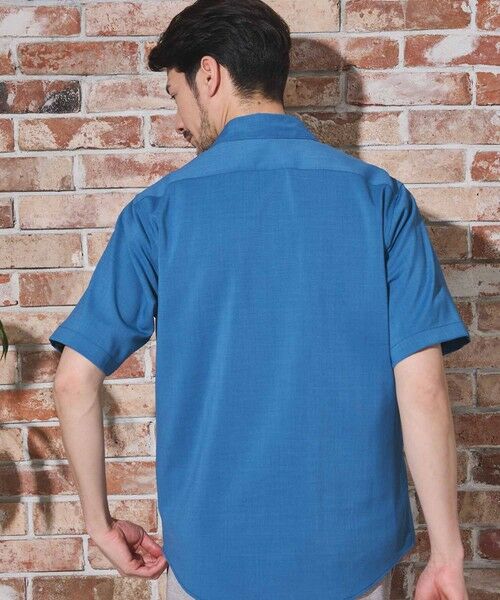 MEN'S BIGI / メンズビギ シャツ・ブラウス | ストレッチカチオン半袖シャツ | 詳細12