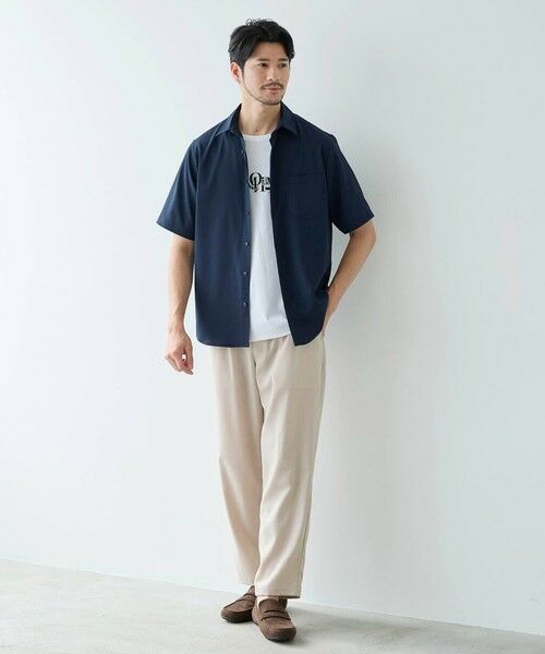 MEN'S BIGI / メンズビギ シャツ・ブラウス | ストレッチカチオン半袖シャツ | 詳細15