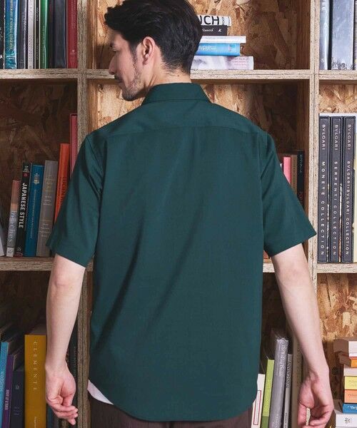 MEN'S BIGI / メンズビギ シャツ・ブラウス | ストレッチカチオン半袖シャツ | 詳細16