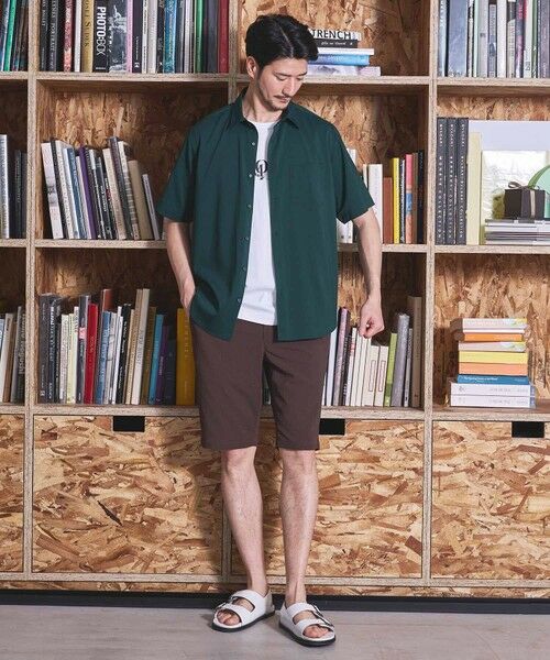 MEN'S BIGI / メンズビギ シャツ・ブラウス | ストレッチカチオン半袖シャツ | 詳細17