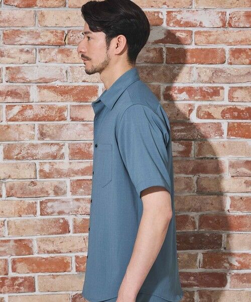 MEN'S BIGI / メンズビギ シャツ・ブラウス | ストレッチカチオン半袖シャツ | 詳細21