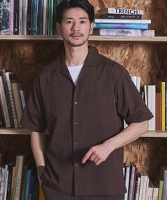 MEN'S BIGI / メンズビギ シャツ・ブラウス | 楊柳カチオン半袖開襟シャツ