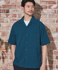 MEN'S BIGI / メンズビギ シャツ・ブラウス | 楊柳カチオン半袖開襟シャツ
