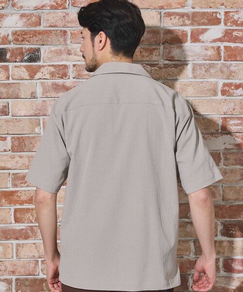 MEN'S BIGI / メンズビギ シャツ・ブラウス | 楊柳カチオン半袖開襟シャツ | 詳細3