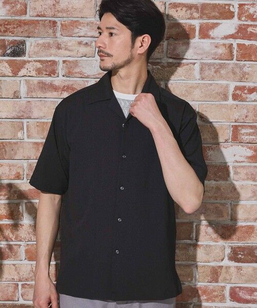 MEN'S BIGI / メンズビギ シャツ・ブラウス | 楊柳カチオン半袖開襟シャツ | 詳細5