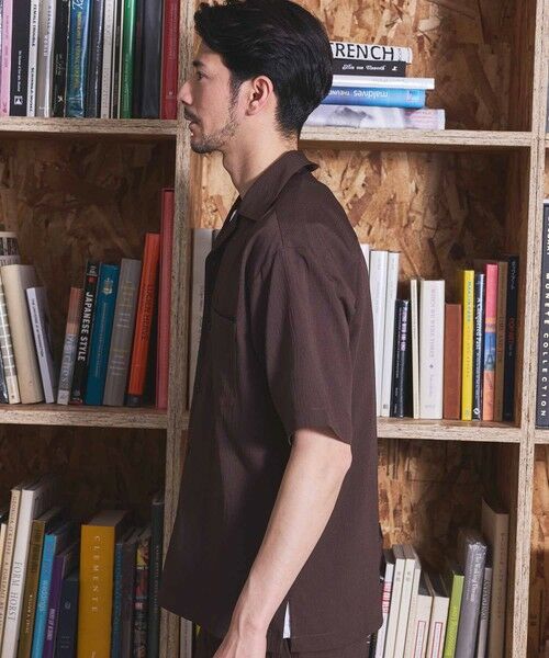 MEN'S BIGI / メンズビギ シャツ・ブラウス | 楊柳カチオン半袖開襟シャツ | 詳細11