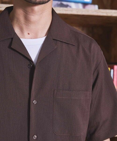MEN'S BIGI / メンズビギ シャツ・ブラウス | 楊柳カチオン半袖開襟シャツ | 詳細13