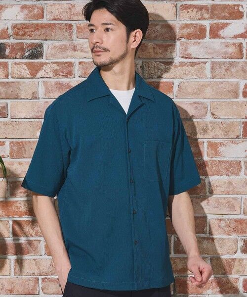 MEN'S BIGI / メンズビギ シャツ・ブラウス | 楊柳カチオン半袖開襟シャツ | 詳細15