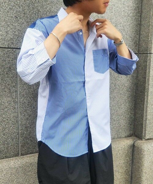 MEN'S BIGI / メンズビギ シャツ・ブラウス | クレイジーパターン七分袖シャツ | 詳細2