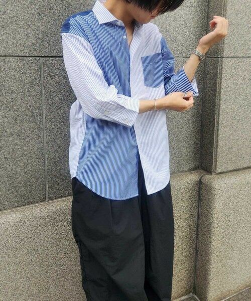 MEN'S BIGI / メンズビギ シャツ・ブラウス | クレイジーパターン七分袖シャツ | 詳細3