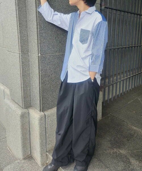 MEN'S BIGI / メンズビギ シャツ・ブラウス | クレイジーパターン七分袖シャツ | 詳細5