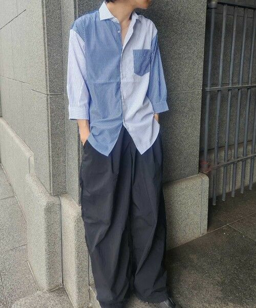 MEN'S BIGI / メンズビギ シャツ・ブラウス | クレイジーパターン七分袖シャツ | 詳細6