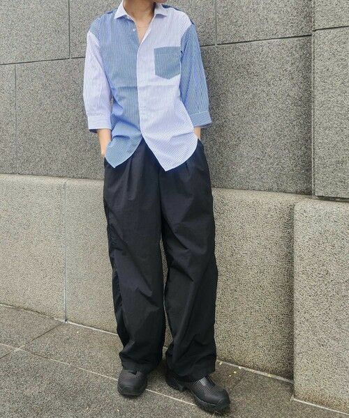 MEN'S BIGI / メンズビギ シャツ・ブラウス | クレイジーパターン七分袖シャツ | 詳細8