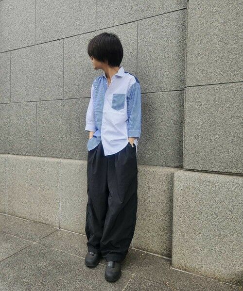 MEN'S BIGI / メンズビギ シャツ・ブラウス | クレイジーパターン七分袖シャツ | 詳細9