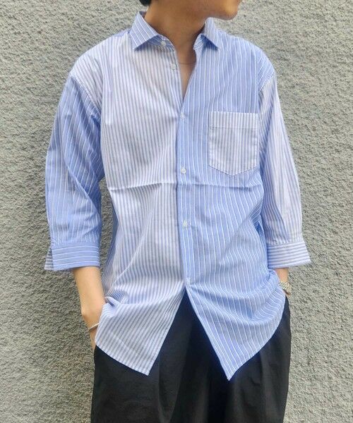 MEN'S BIGI / メンズビギ シャツ・ブラウス | クレイジーパターン七分袖シャツ | 詳細15