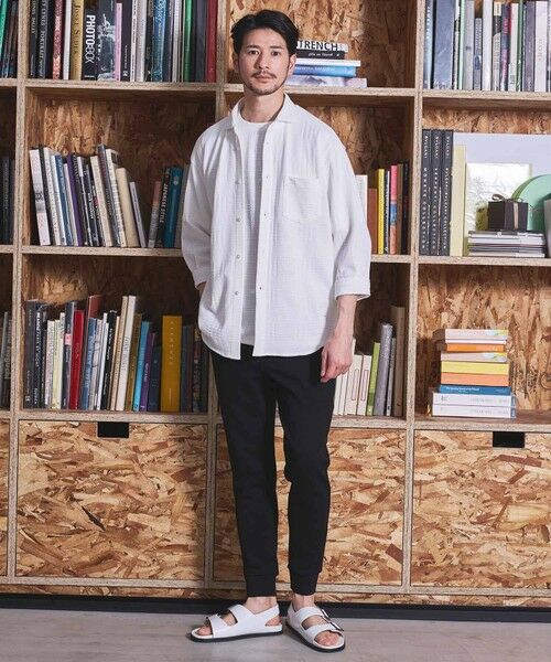 MEN'S BIGI / メンズビギ シャツ・ブラウス | リンクスジャガードグレンチェック柄7分袖 | 詳細5