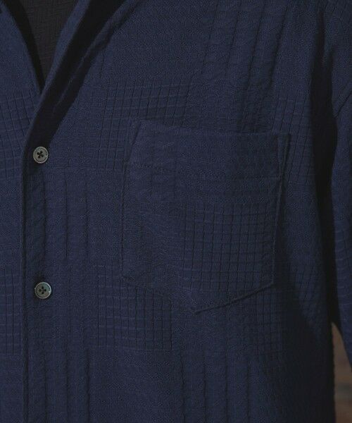 MEN'S BIGI / メンズビギ シャツ・ブラウス | リンクスジャガードグレンチェック柄7分袖 | 詳細15