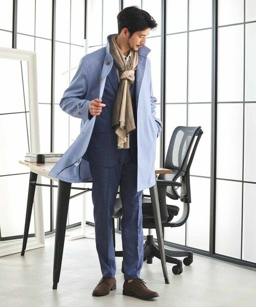 MEN'S BIGI / メンズビギ その他アウター | T/Rバーズアイストレッチスタンドカラーコート | 詳細6