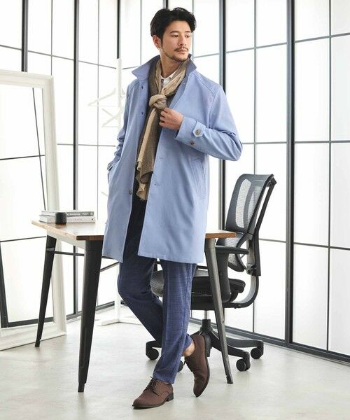 MEN'S BIGI / メンズビギ その他アウター | T/Rバーズアイストレッチスタンドカラーコート | 詳細8