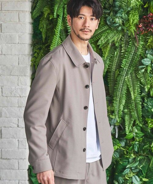 MEN'S BIGI / メンズビギ ブルゾン | ポリエステルオックスショートステンカラーブルゾン | 詳細13